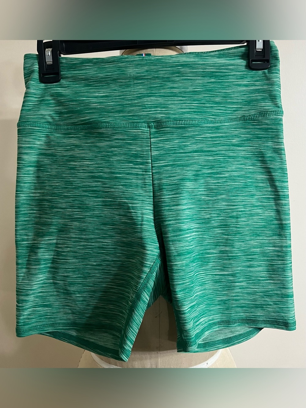 4 | Fourlaps RE-UP Space Dyed Green Biker Shorts Size Small